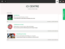 Tablet Screenshot of icicentre.com